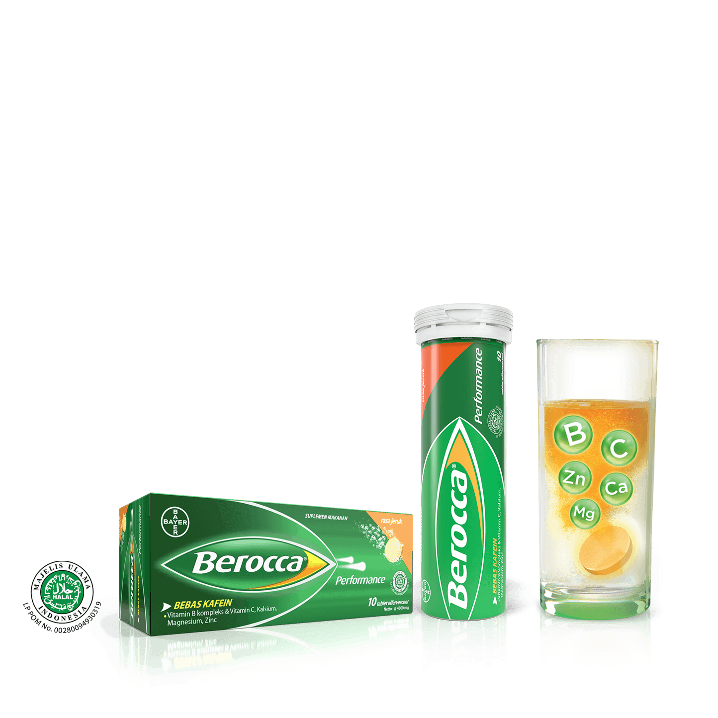 Berocca Performance Tablet Effervescent Rasa Jeruk