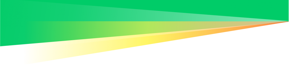 warna gradasi melengkung ke bawah