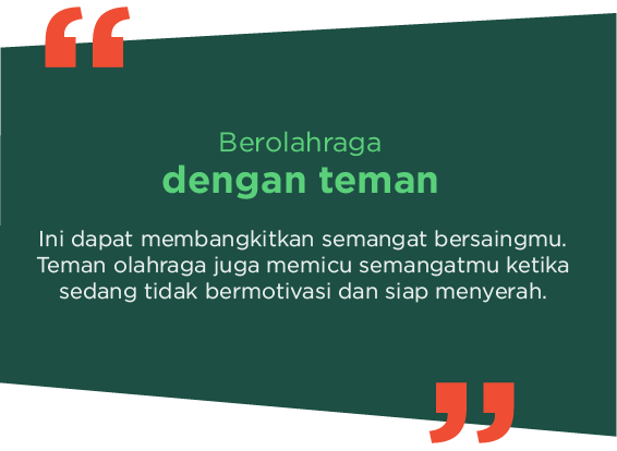 kutipan berolahraga dengan teman